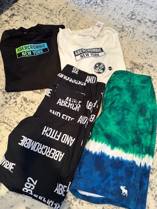 abercrombie kids Other - Boys Abercrombie Swim Bundle 🌊 4PC UPF 50 Shirts + Trunks (13/14)